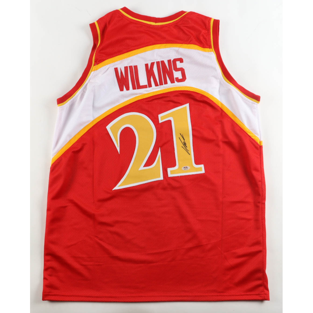 Dominique Wilkins Signed Jersey (PSA) at PristineAuction.com