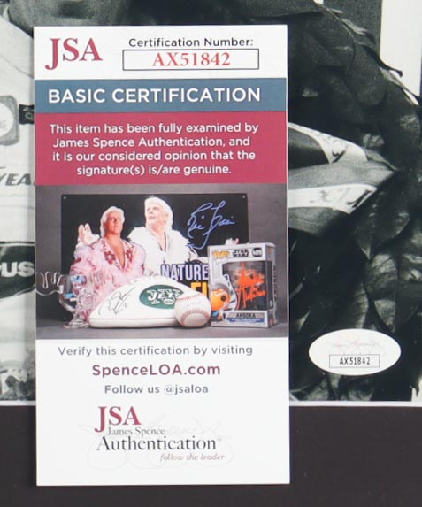 Mario Andretti Signed Custom Framed Photo Display with 1973 Indianapolis 500 VIP Ticket (JSA) at PristineAuction.com Mario Andretti Signed Custom Framed Photo Display with 1973 Indianapolis 500 VIP Ticket (JSA) at PristineAuction.com