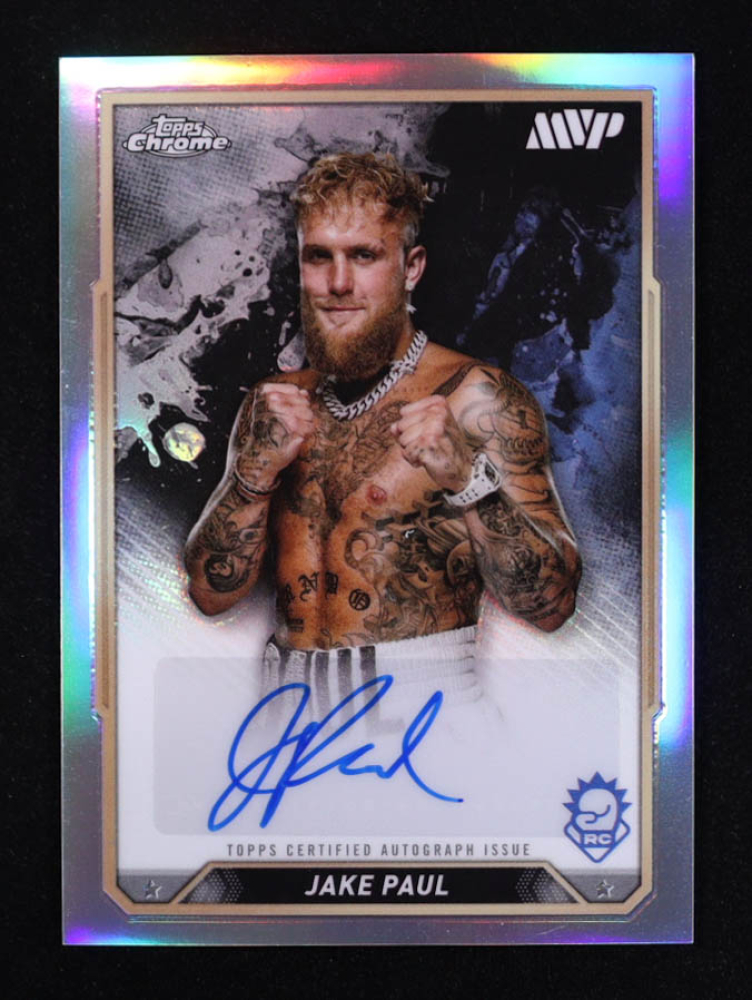 Jake Paul 2024 Topps Chrome Autographs #CBAJPL