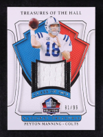 Peyton Manning 2021 Panini National Treasures Treasures of the Hall Materials #21 #81/99 at PristineAuction.com