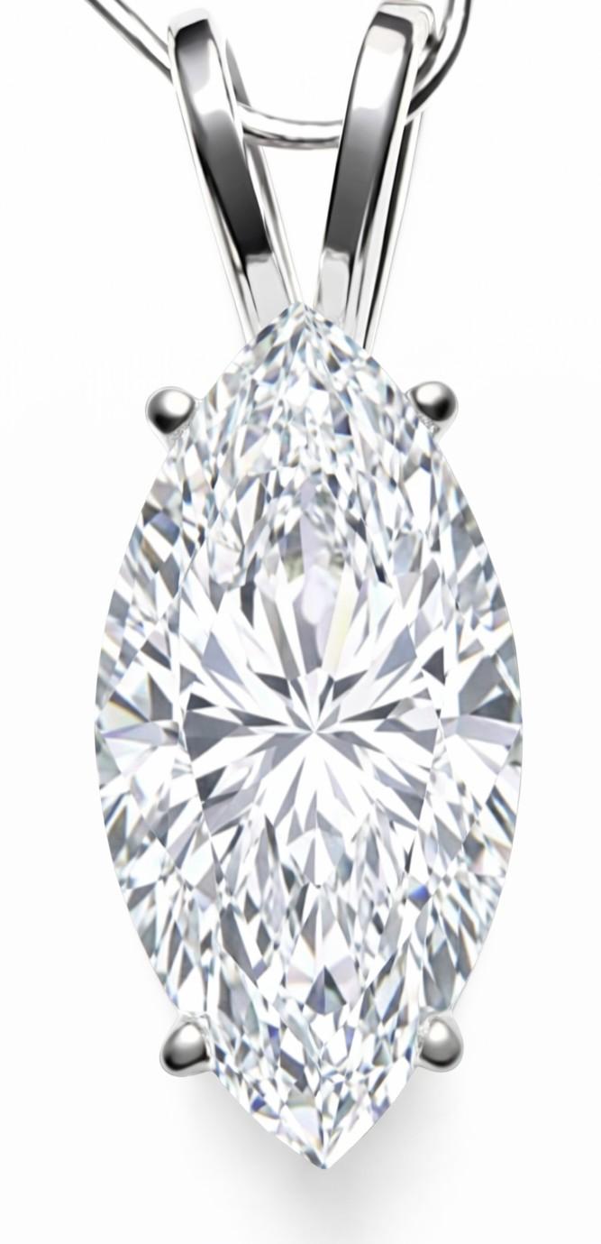 5.55 Carats Lab Grown Diamond Pendant E, VS2 | Estimated Retail Value: $8,400 (UGL & IGI Certs) | Brand New at PristineAuction.com 5.55 Carats Lab Grown Diamond Pendant E, VS2 | Estimated Retail Value: $8,400 (UGL & IGI Certs) | Brand New at PristineAuction.com