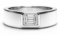Men's 1.24 Carat Lab Grown Diamond Ring  D, VVS2 | Estimated Retail Value: $2,700 (UGL & IGI Certs) | Brand New at PristineAuction.com