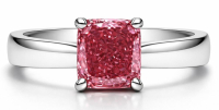 2.01 Carat Lab Grown PINK Diamond Ring  VS2 | Estimated Retail Value: $4,500 (UGL & IGI Certs) | Brand New at PristineAuction.com