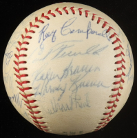 OAL Baseball Hand-Signed by (23) with Joe DiMaggio, Earle Combs, Monte Irvin, Larry Doby (JSA) at PristineAuction.com