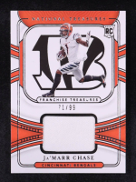 Ja'Marr Chase 2021 Panini National Treasures Franchise Treasures #26 #71/99 RC at PristineAuction.com