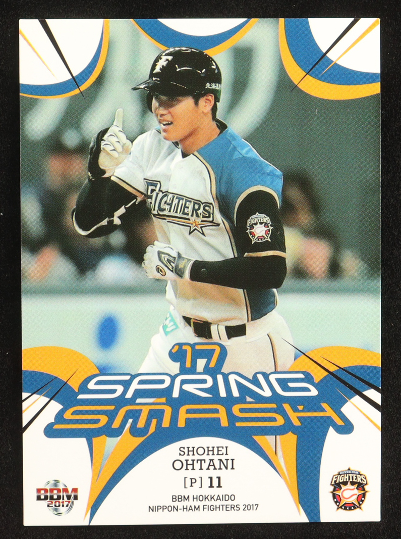 Shohei Ohtani 2017 BBM '17 Spring Smash #F79 RC at PristineAuction.com Shohei Ohtani 2017 BBM '17 Spring Smash #F79 RC at PristineAuction.com