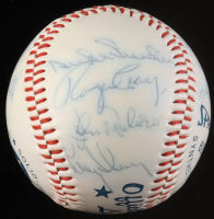 Spalding OL Baseball Hand-Signed by (14) with Duke Snider, Don Drysdale, Ralph Branca, Carl Erskine (JSA) at PristineAuction.com