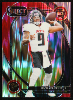 Michael Penix Jr. 2024 Select Prizm Black and Red Shock #235 RC at PristineAuction.com