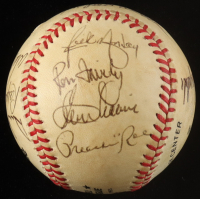 ONL Baseball Hand-Signed by (12) with Duke Snider, Tommy Lasorda, Don Drysdale, Ralph Branca (JSA) at PristineAuction.com