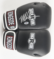 Mike Tyson Signed Set of (2) Ringside Professional Model Boxing Gloves (Tyson & PSA) at PristineAuction.com