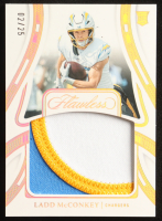 Ladd McConkey 2024 Panini Flawless Rookie Patches #18 #02/25 RC at PristineAuction.com