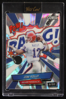 Jim Kelly 2025 Wild Card Alumination Comix Rookie and Legend White and Blue #ACBRBJK #9/20 at PristineAuction.com
