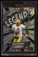 Brett Favre 2025 Wild Card Alumination Comix Rookie and Legend Black and Grey #ACLBKBF #2/3 at PristineAuction.com