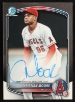 Christian Moore 2025 Bowman Chrome Prospect Autographs #CPACMO at PristineAuction.com
