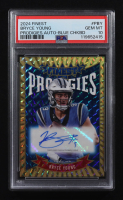 Bryce Young 2024 Finest Prodigies Autographs Blue Checkerboard Refractors #PBY #64/99 (PSA 10) at PristineAuction.com