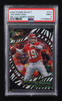 Joe Montana 2020 Select Prizm Zebra Die Cut #319 (PSA 9) at PristineAuction.com
