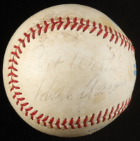Hank Aaron Signed OAL Baseball Inscribed "Best Wishes" (JSA) at PristineAuction.com