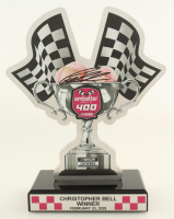 Christopher Bell Signed 2025 Atlanta Win Exclusive Team Issued Mini Trophy (Bell COA) at PristineAuction.com