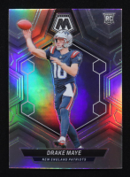 Drake Maye 2024 Panini Mosaic Silver #303 RC at PristineAuction.com