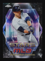 Giancarlo Stanton 2023 Topps Stars of MLB Chrome Black Refractors #SMLBC51 #15/25 at PristineAuction.com