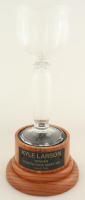 Kyle Larson Signed Team Issued 2024 Sonoma Mini Trophy (PA) at PristineAuction.com