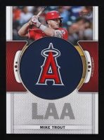 Mike Trout 2023 Topps Team Logo Commemorative Patch #TLPMT at PristineAuction.com