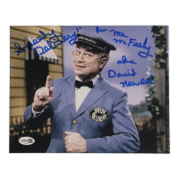 David Newell Signed "Mister Rogers' Neighborhood" 8x10 Photo Inscribed "Speedy Delivery", "Mr. McFeely" & "Aka" (JSA) at PristineAuction.com