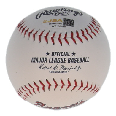 Tom Glavine Signed OML Braves Logo Baseball (JSA) at PristineAuction.com Tom Glavine Signed OML Braves Logo Baseball (JSA) at PristineAuction.com