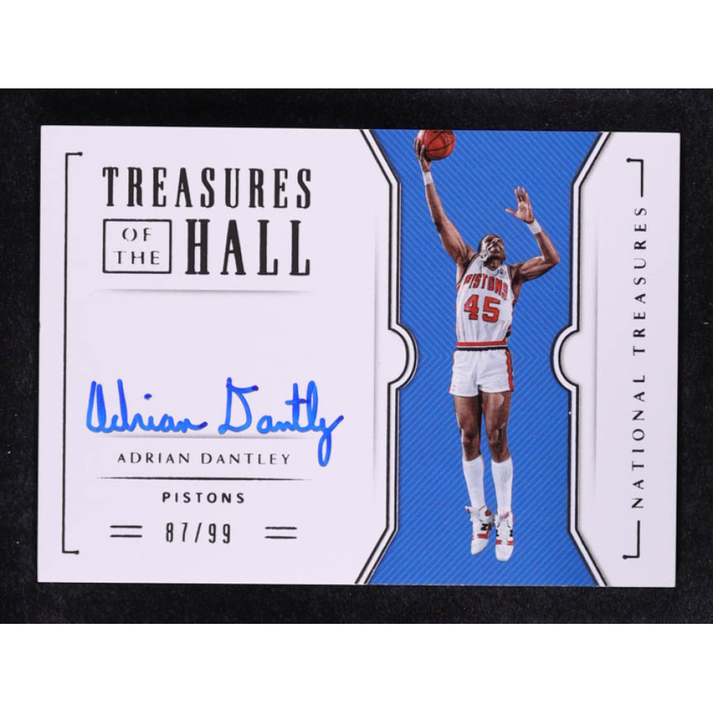 Adrian Dantley 2018-19 Panini National Treasures Treasures of the Hall Autographs #5 #87/99 at PristineAuction.com