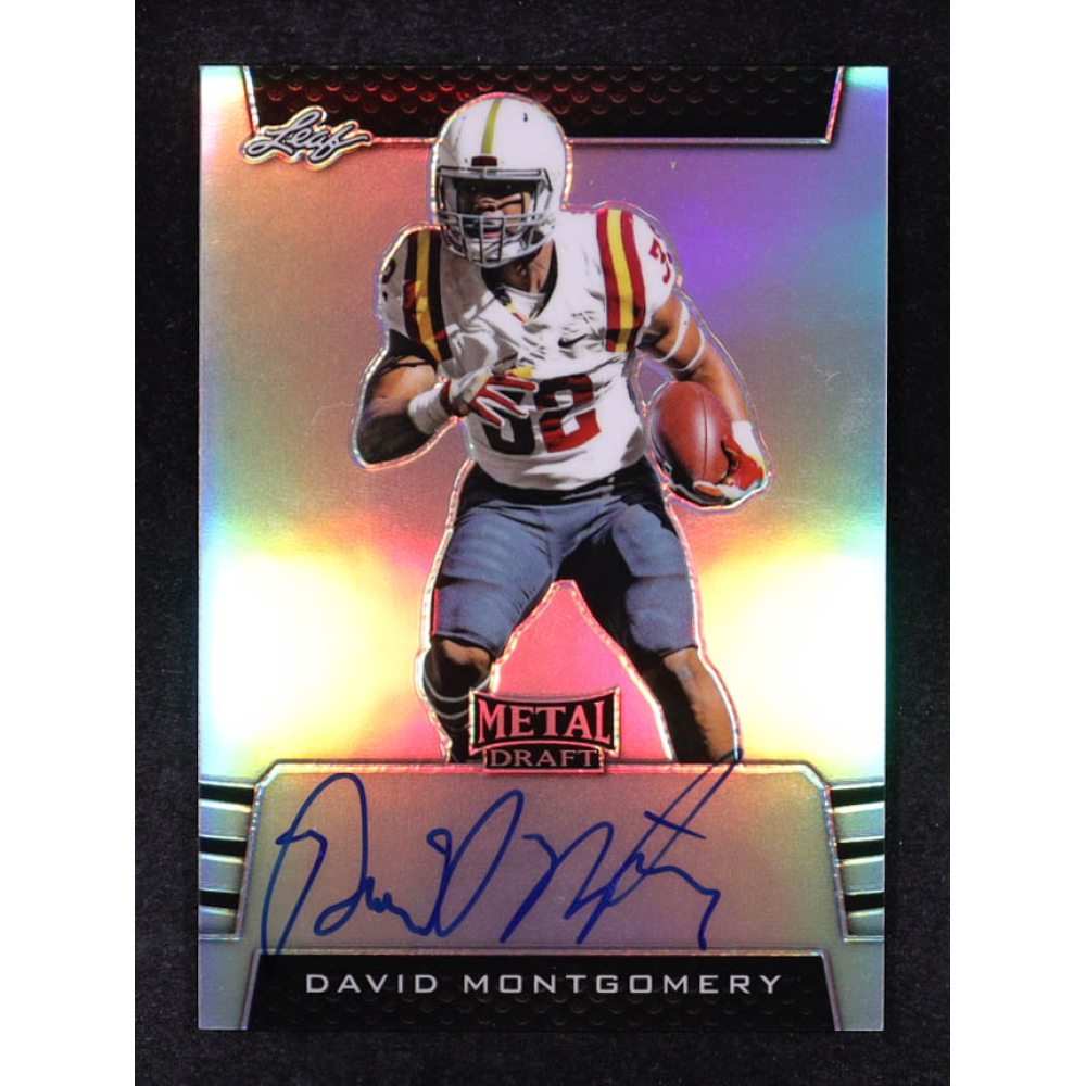 David Montgomery 2019 Leaf Metal Draft Autographs #BADM1 RC at PristineAuction.com
