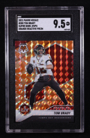 Tom Brady 2021 Panini Mosaic Mosaic Reactive Orange #285 MVP (SGC 9.5) at PristineAuction.com
