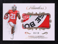 Parris Campbell 2019 Panini Flawless Collegiate Rookie Patches Gold #29 #3/10 RC at PristineAuction.com