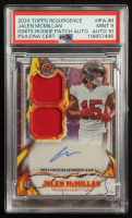 Jalen McMillan 2024 Topps Resurgence Ignite Rookie Patch Autographs #IPAJM RC (PSA 9) at PristineAuction.com