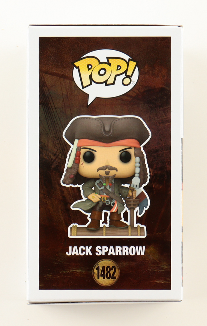 Johnny Depp Signed "Pirates of the Caribbean" #1482 Jack Sparrow Funko Pop! Vinyl Figure (Beckett) at PristineAuction.com Johnny Depp Signed "Pirates of the Caribbean" #1482 Jack Sparrow Funko Pop! Vinyl Figure (Beckett) at PristineAuction.com