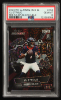 CJ Stroud 2023 Wild Card Alumination Comix Black #02/12 RC (PSA 10) at PristineAuction.com