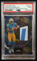 Quentin Johnston 2023 Panini Spectra Next Era Materials Neon Splatter #7 #8/8 RC (PSA 9) at PristineAuction.com