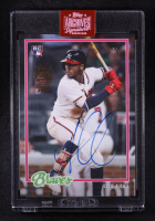 Ozzie Albies 2019 Topps Archives Signature Series '78 Tribute #23 #1/1 RC at PristineAuction.com