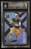 Josh Allen 2018 Elite Draft Picks #103A RC (Black Jsy) (BGS 9) at PristineAuction.com