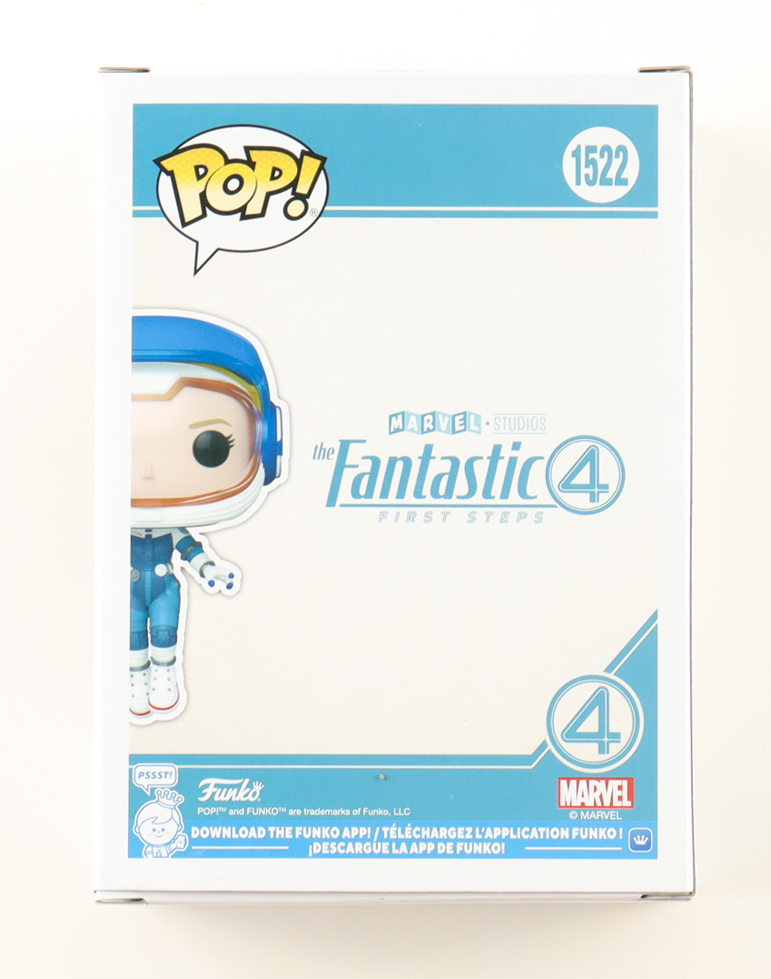 Vanessa Kirby Signed "The Fantastic Four: First Steps" #1522 Invisible Woman Bobble-Head Funko Pop! Vinyl Figure (ACOA) at PristineAuction.com Vanessa Kirby Signed "The Fantastic Four: First Steps" #1522 Invisible Woman Bobble-Head Funko Pop! Vinyl Figure (ACOA) at PristineAuction.com