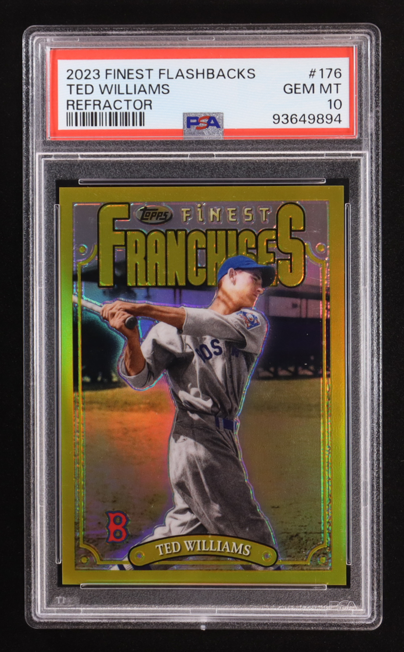 Ted Williams 2023 Finest Flashbacks Refractors #176 FF SP (PSA 10) at PristineAuction.com Ted Williams 2023 Finest Flashbacks Refractors #176 FF SP (PSA 10) at PristineAuction.com