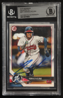 Ronald Acuna Signed 2018 Bowman Prospects #BP1 RC (BGS Authentic | Autograph Grade Authentic) at PristineAuction.com