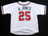 Andruw Jones Signed Jersey Inscribed "Braves HOF" & "10x GG" (Beckett) at PristineAuction.com