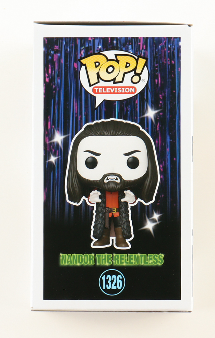 Kayvan Novak Signed "What We Do In The Shadows" #1326 Nandor The Relentless Funko Pop! Vinyl Figure (ACOA) at PristineAuction.com Kayvan Novak Signed "What We Do In The Shadows" #1326 Nandor The Relentless Funko Pop! Vinyl Figure (ACOA) at PristineAuction.com