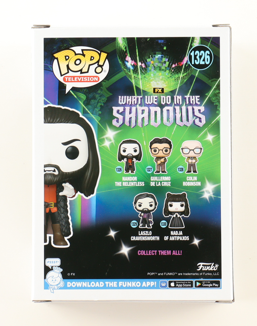 Kayvan Novak Signed "What We Do In The Shadows" #1326 Nandor The Relentless Funko Pop! Vinyl Figure (ACOA) at PristineAuction.com Kayvan Novak Signed "What We Do In The Shadows" #1326 Nandor The Relentless Funko Pop! Vinyl Figure (ACOA) at PristineAuction.com