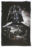 "Darth Vader" Star Wars 13x19 Lithograph by Tony Santiago (PA) at PristineAuction.com