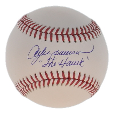 Andre Dawson Signed OML Baseball Inscribed "The Hawk" (JSA) at PristineAuction.com Andre Dawson Signed OML Baseball Inscribed "The Hawk" (JSA) at PristineAuction.com