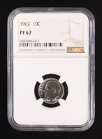 1962 Roosevelt Silver Dime (NGC PF67) at PristineAuction.com