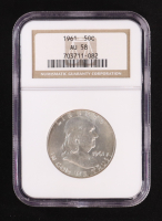 1961 Franklin Silver Half Dollar (NGC AU58) at PristineAuction.com