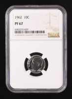 1962 Roosevelt Silver Dime (NGC PF67) at PristineAuction.com