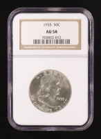 1955 Franklin Half Dollar (NGC AU58) at PristineAuction.com